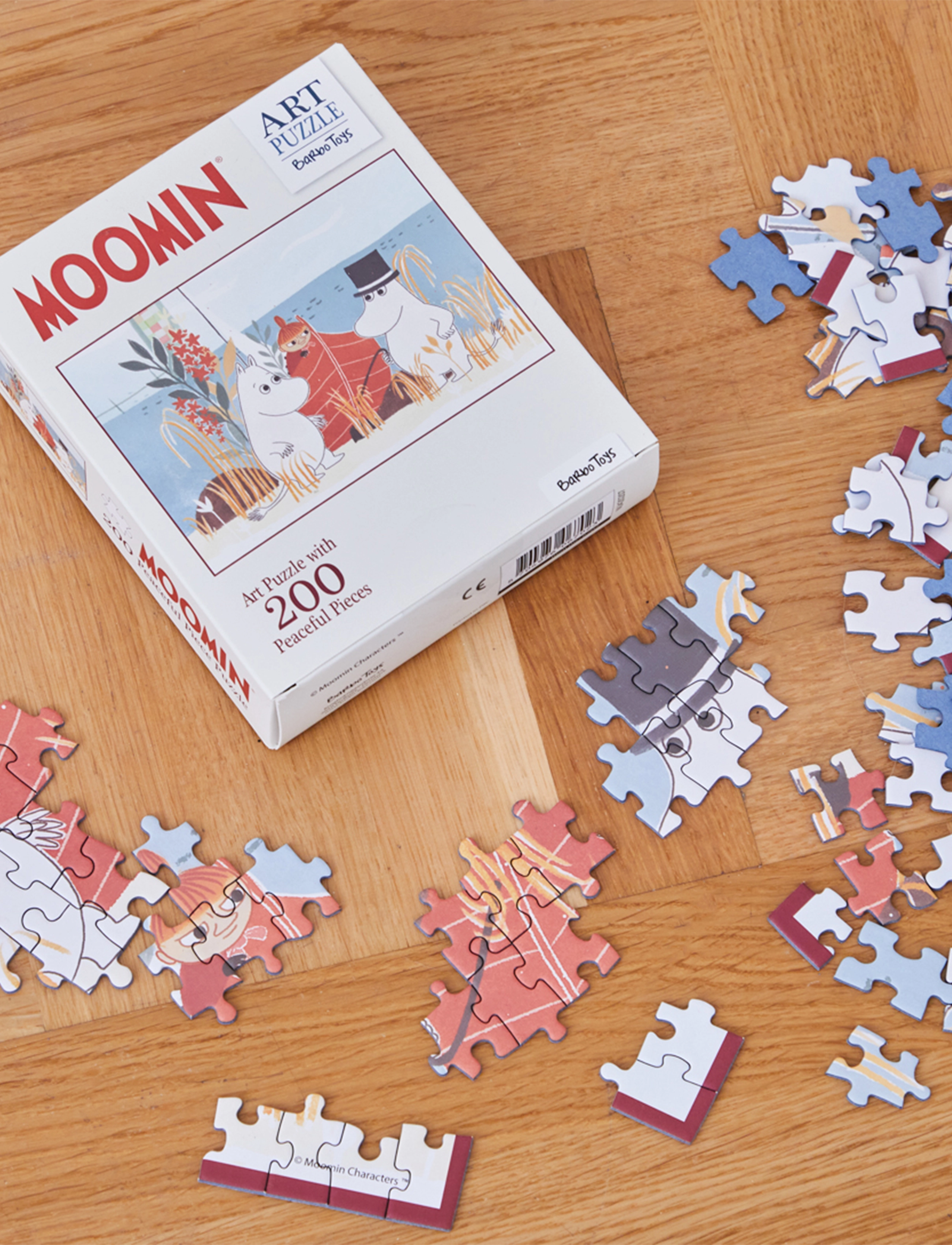 MUMIN Moomin 200Pcs Puzzle Red, One Size, Puzzles, Mehrfarbig/gemustert - Classic Kinder