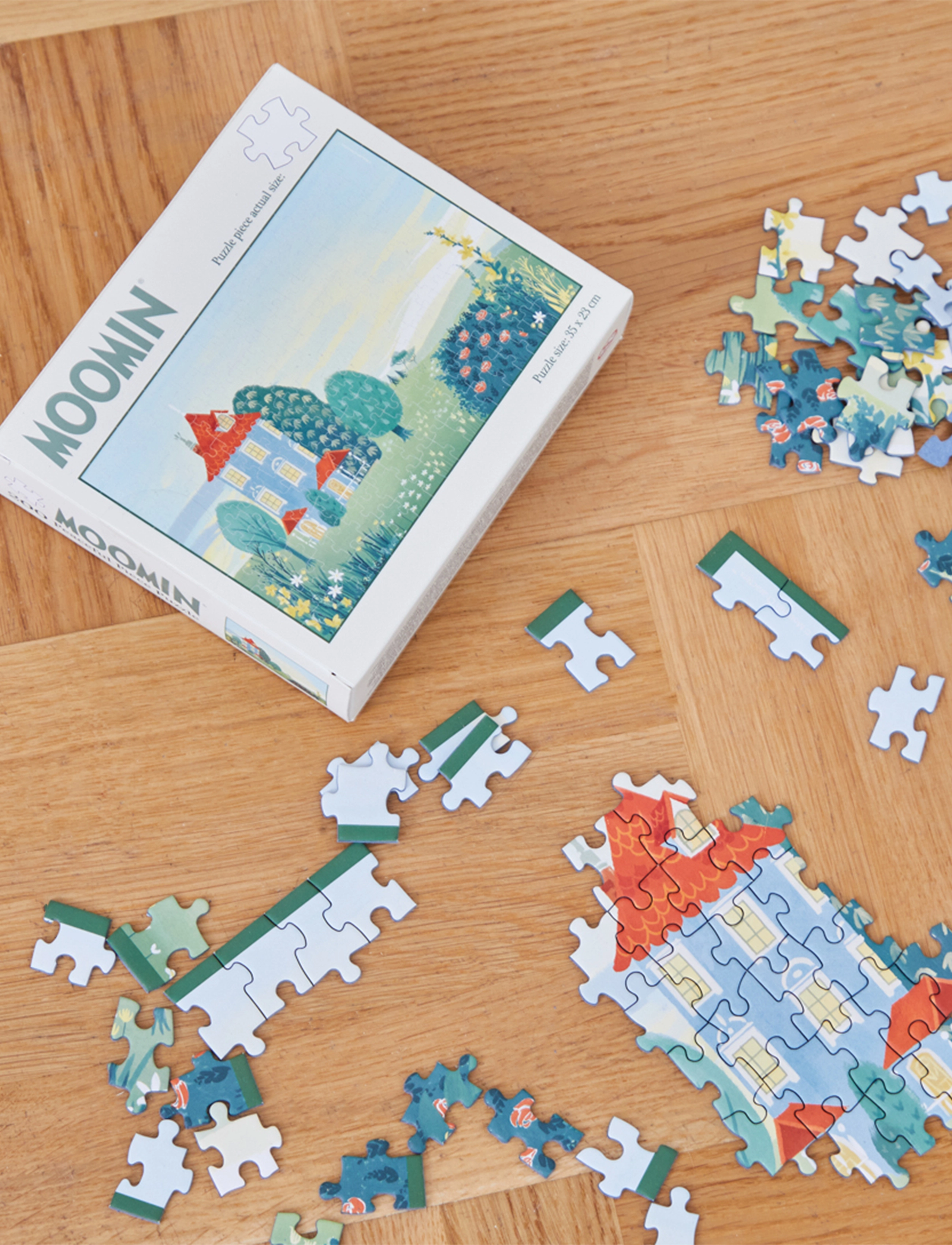 MUMIN Moomin 200Pcs Puzzle Green, One Size, Puzzles, Mehrfarbig/gemustert - Classic Kinder