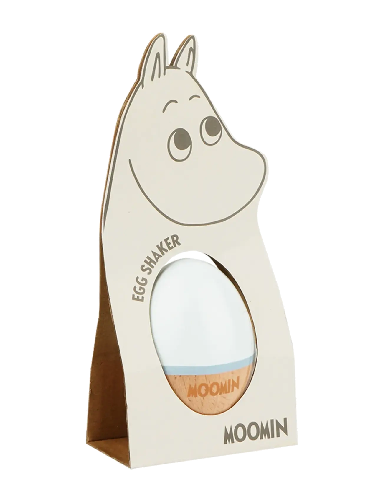 BARBO Spielzeug Moomin Egg Shaker - Blau Beige - One Size - Kinder