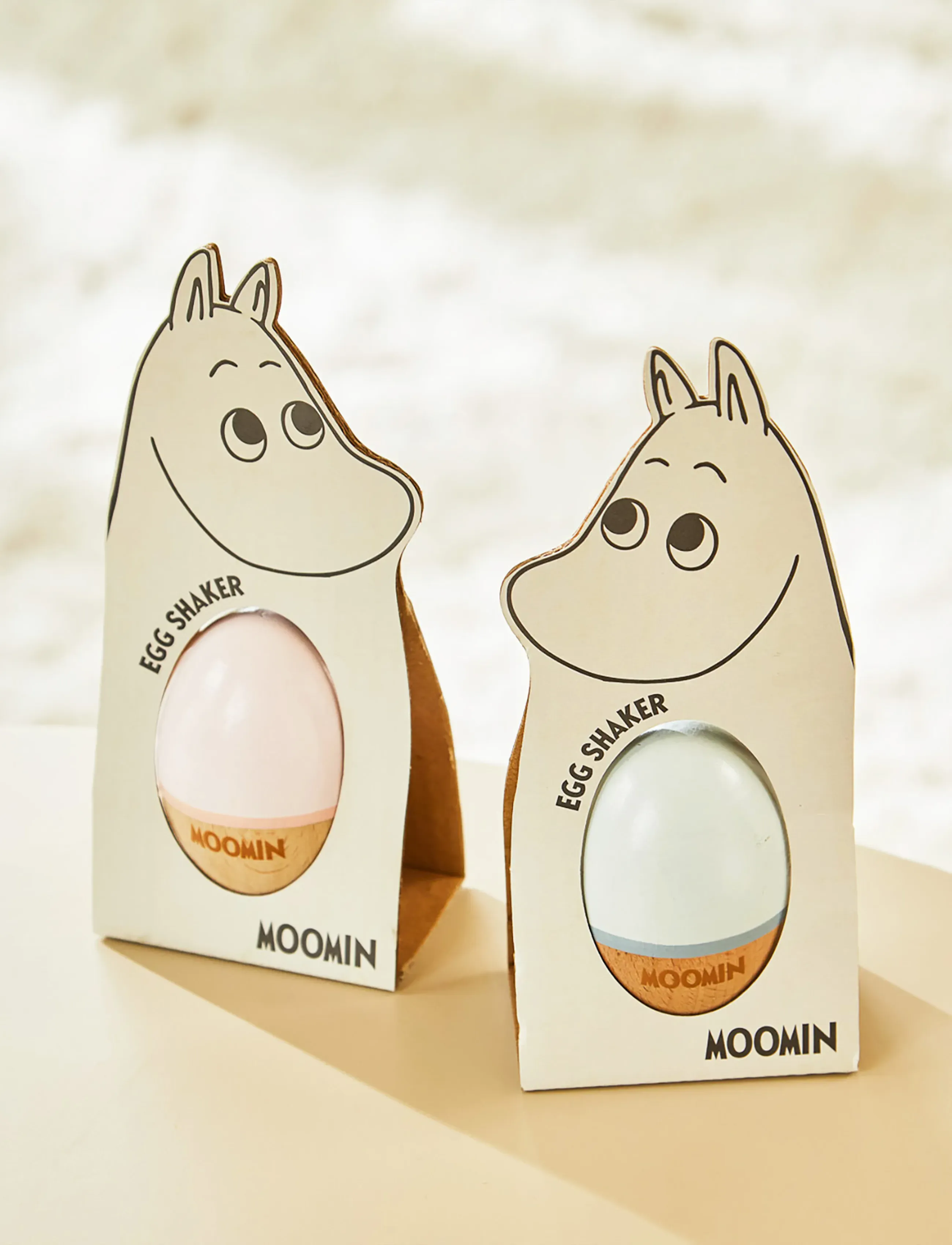 MUMIN Moomin Egg Shaker - Blue, One Size, Beige, Baby Legetøj > Rattles, Børn