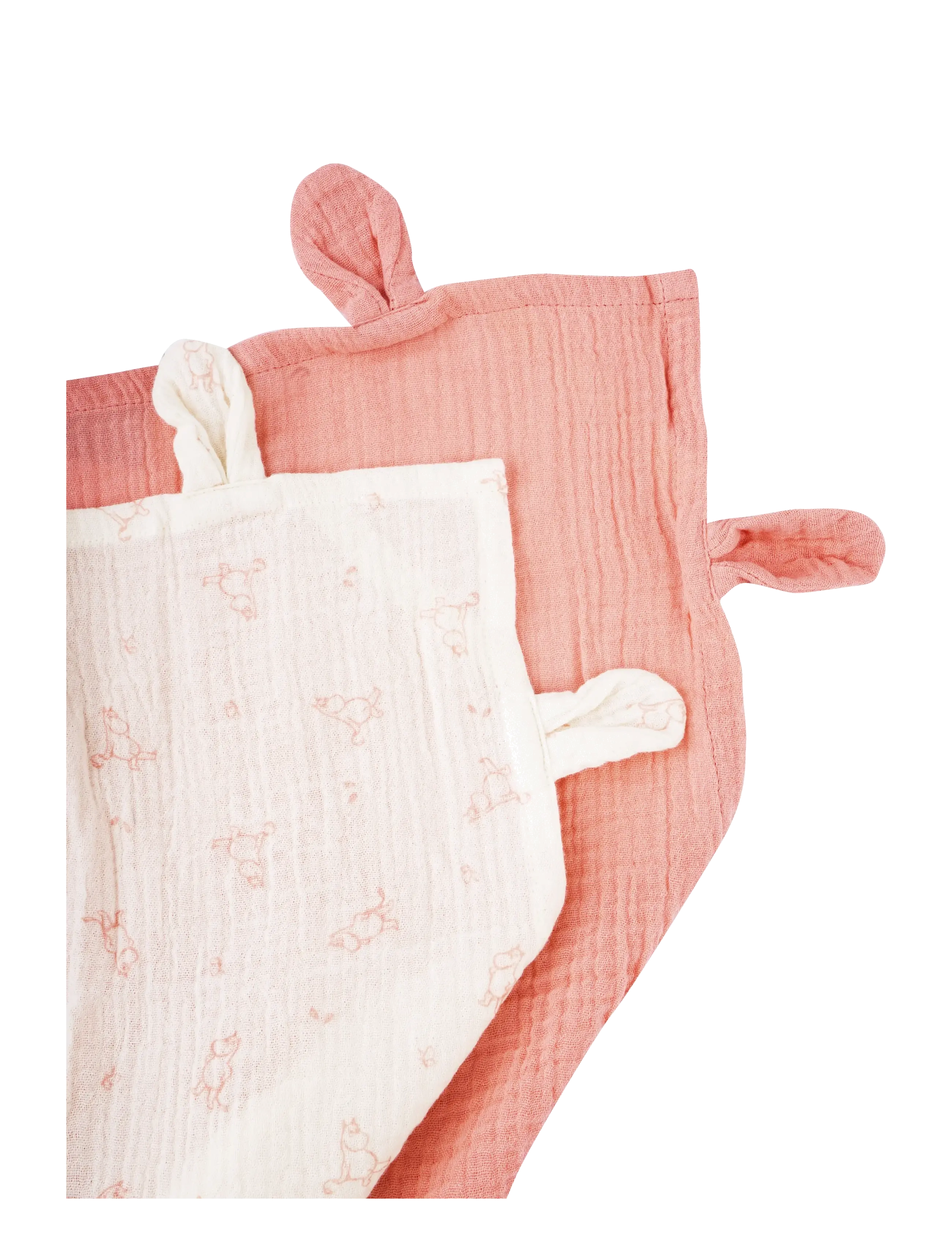 MOOMIN - Moomin Muslin Baby Cloth 2-pack - Pink - 60x60cm - pink - 2