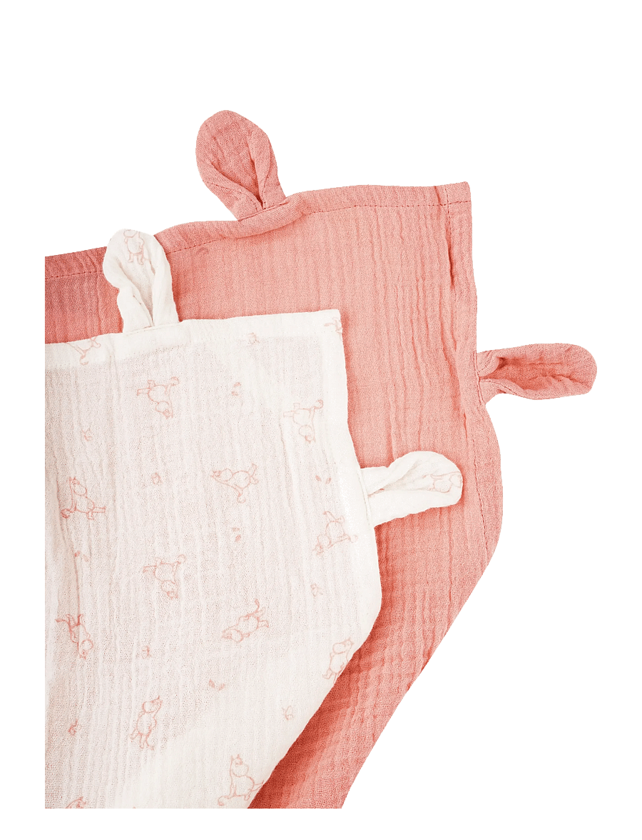 MOOMIN - Moomin Muslin Baby Cloth 2-pack - Pink - 60x60cm - pink - 2