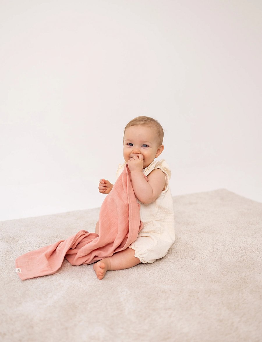 MOOMIN - Moomin Muslin Baby Cloth 2-pack - Pink - 60x60cm - pink - 5