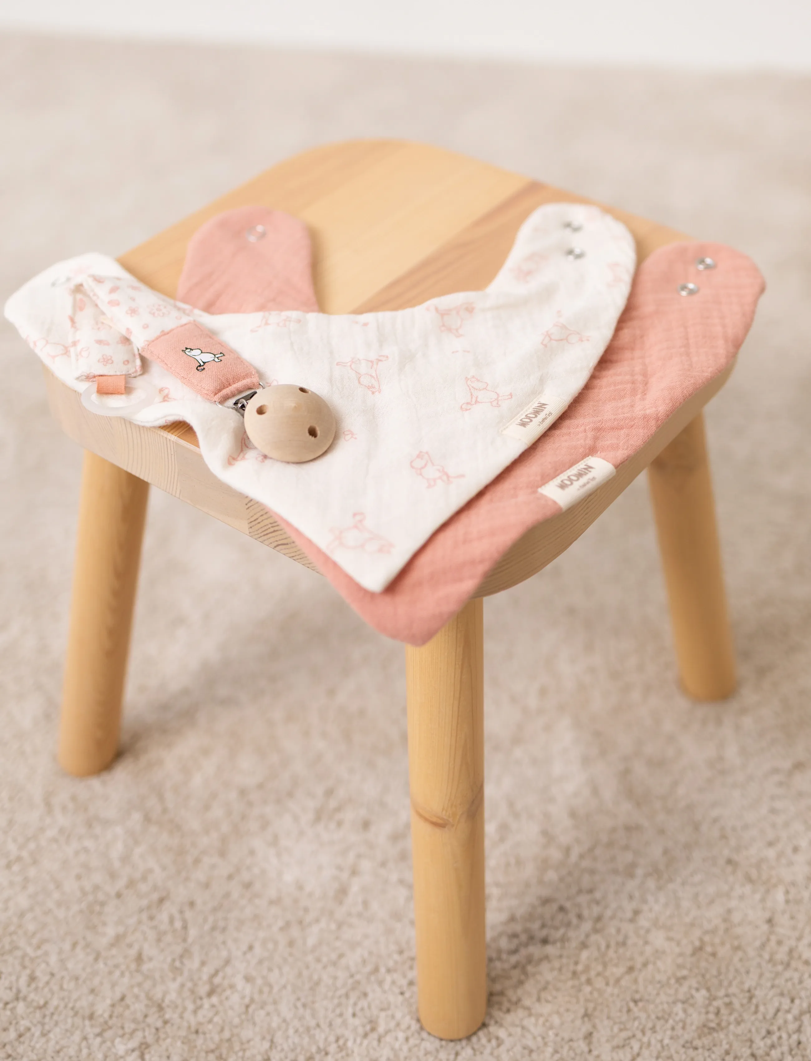 MOOMIN - Moomin Pacifier Clip - Pink - smellur fyrir snuð - pink - 3