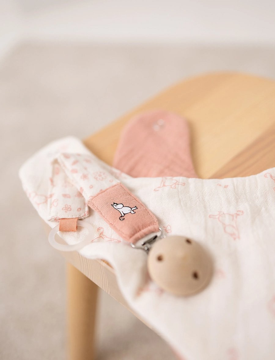MOOMIN - Moomin Pacifier Clip - Pink - smellur fyrir snuð - pink - 5