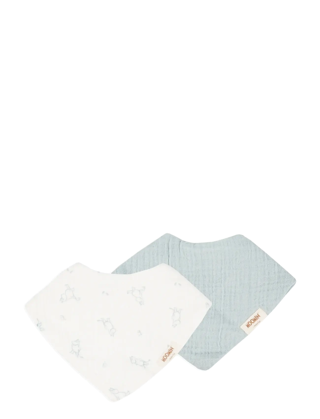 MOOMIN Moomin Bandana Bibs 2-pack - Blue - 4 for 3 - BLUE / blue