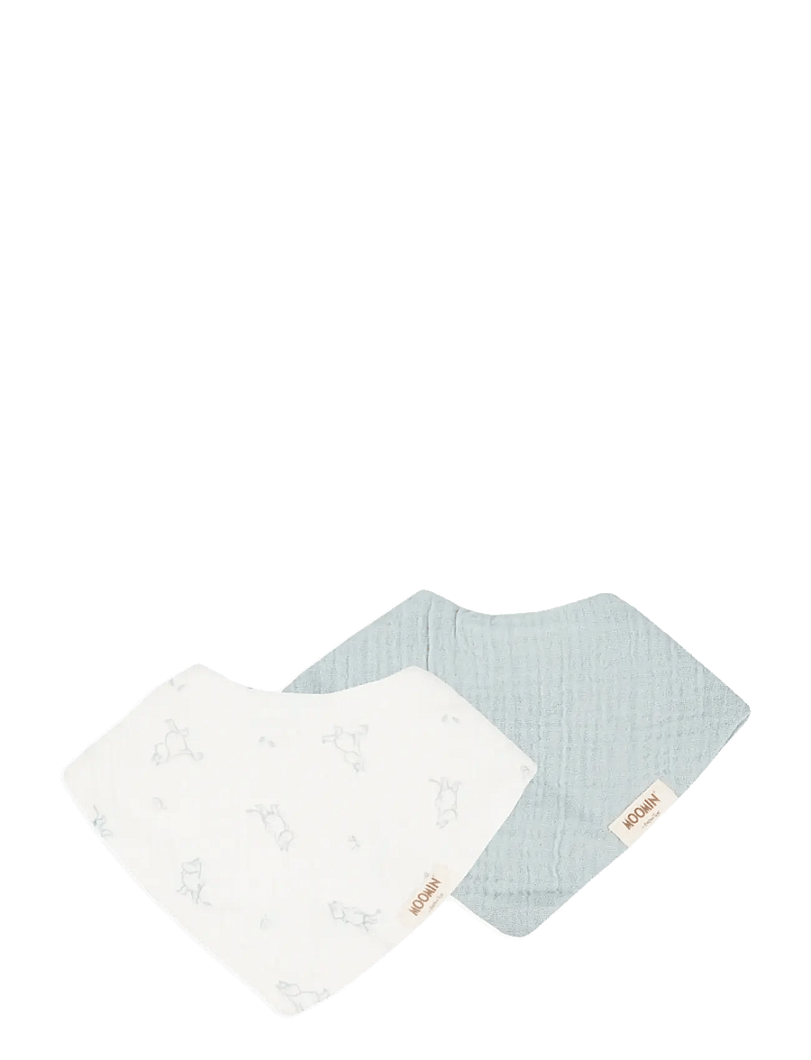 MOOMIN - Moomin Bandana Bibs 2-pack - Blue - sleeveless bibs - blue - 1