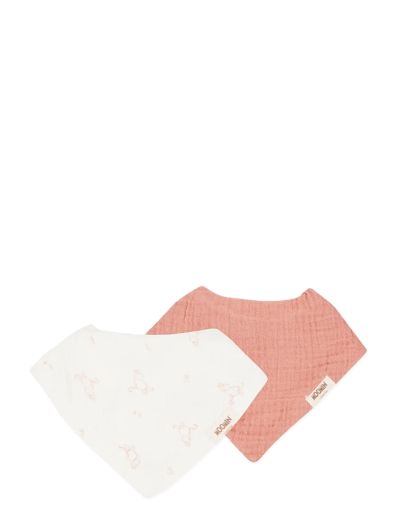 MUMINKI - Moomin Bandana Bibs 2-pack - Pink - Śliniaki bez rękawów - pink - 1