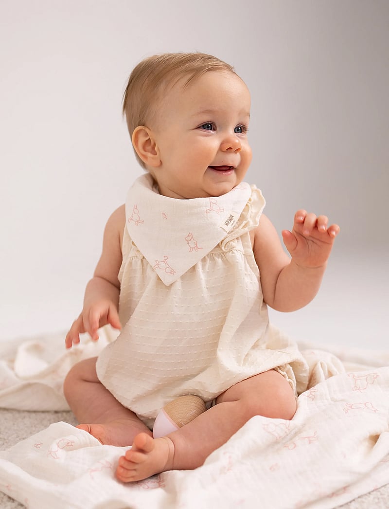 MUMINKI - Moomin Bandana Bibs 2-pack - Pink - Śliniaki bez rękawów - pink - 3