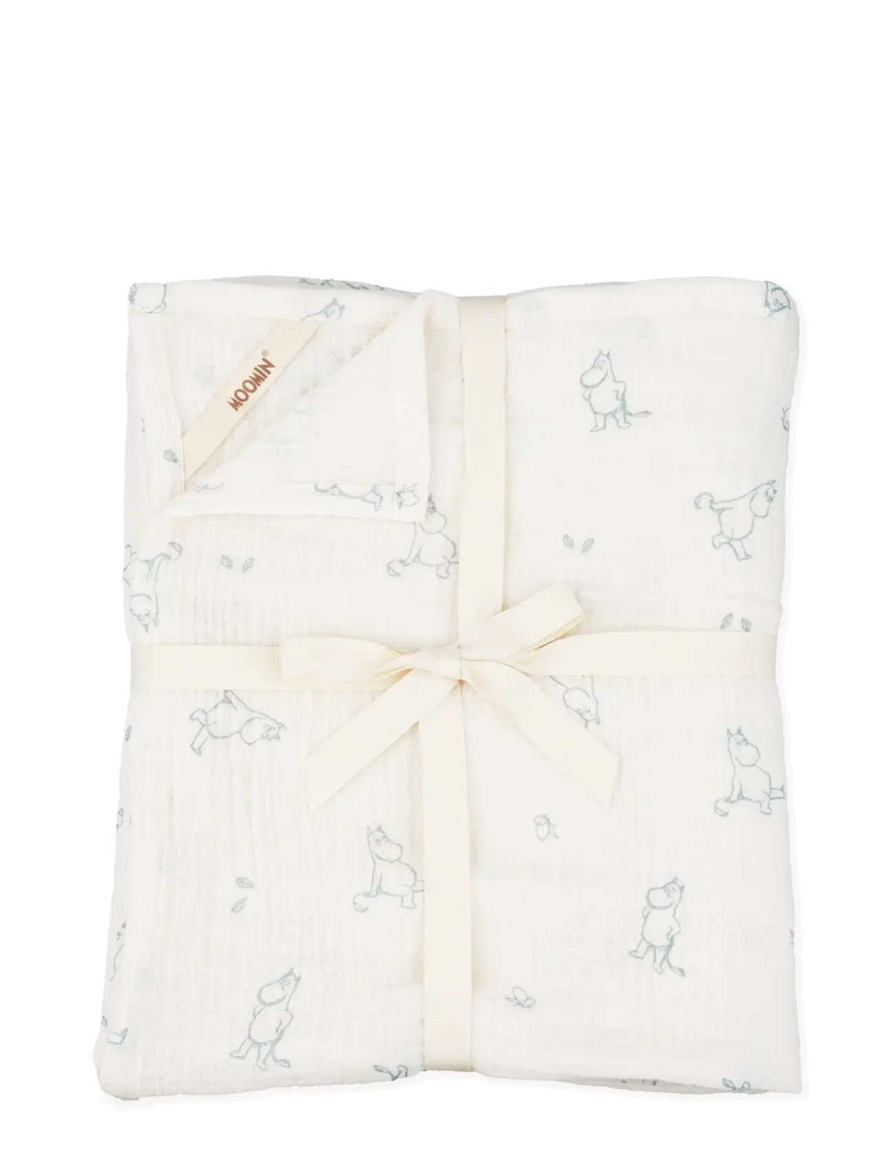 Muumitrollid Moomin - Muslin Swaddle Blanket - Blue - Uneaeg - BLUE / white