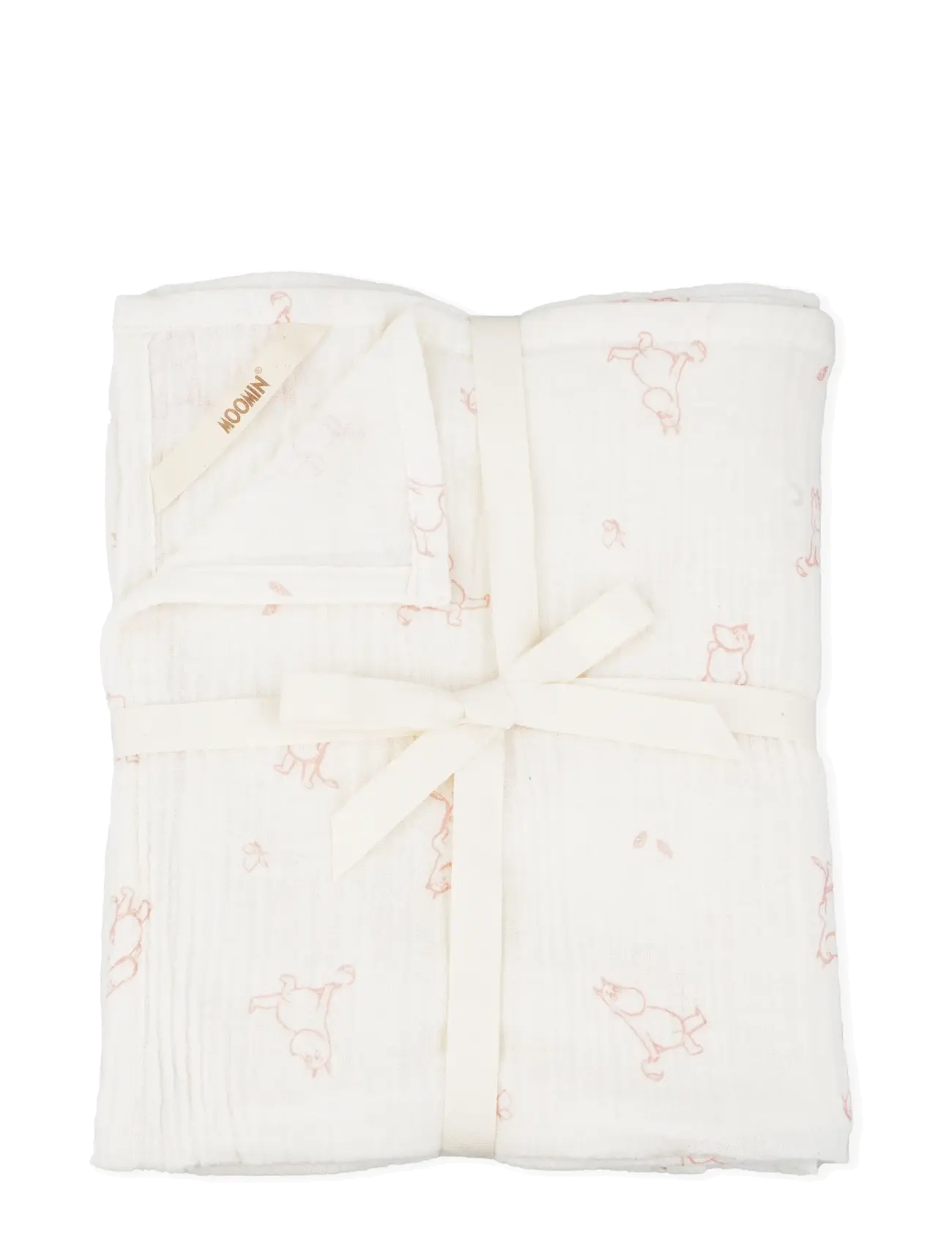 Muumitrollid Moomin - Muslin Swaddle Blanket - Pink - Uneaeg - PINK / pink/rose