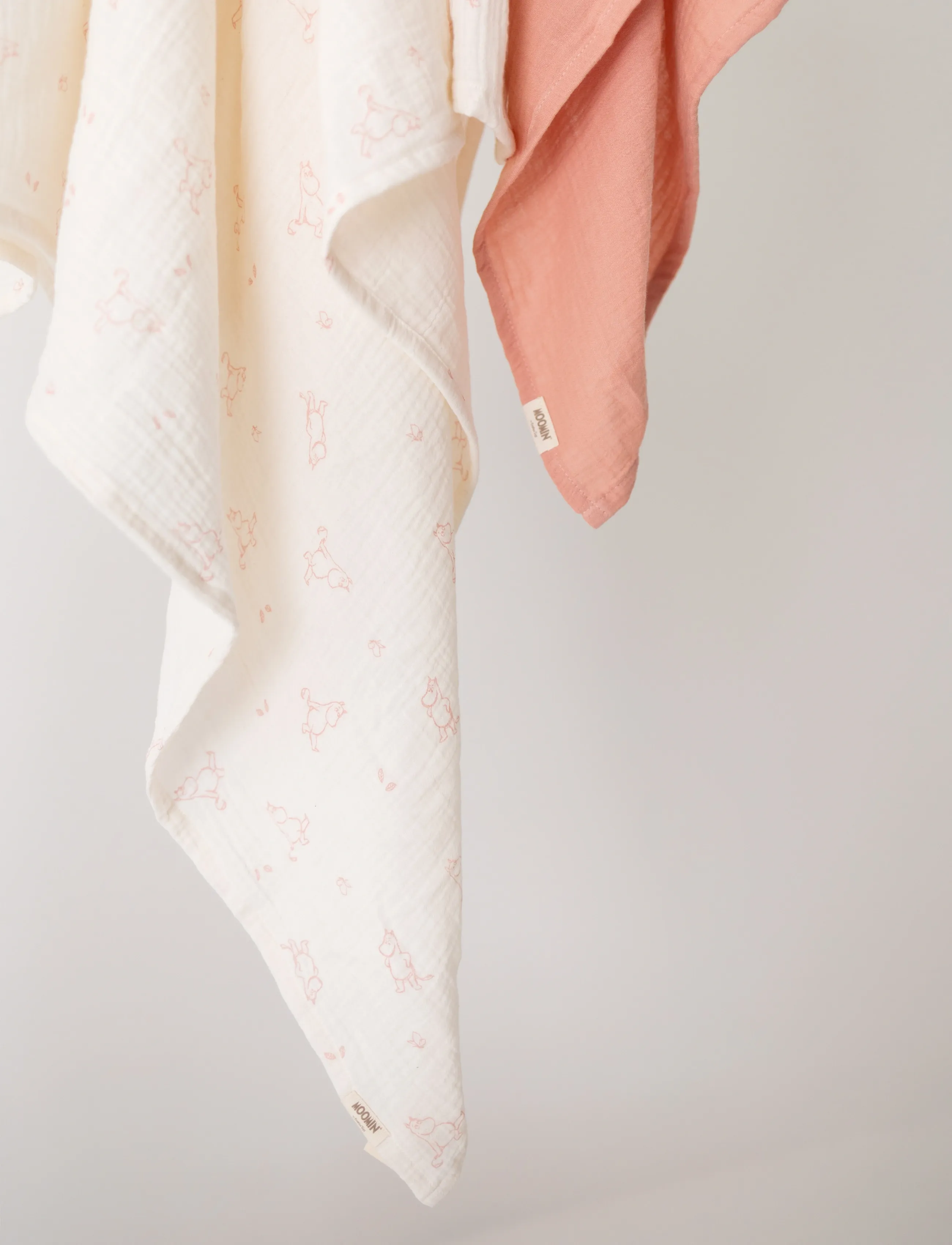 Muumitrollid - Moomin - Muslin Swaddle Blanket - Pink - musliinist tekid - pink - 2
