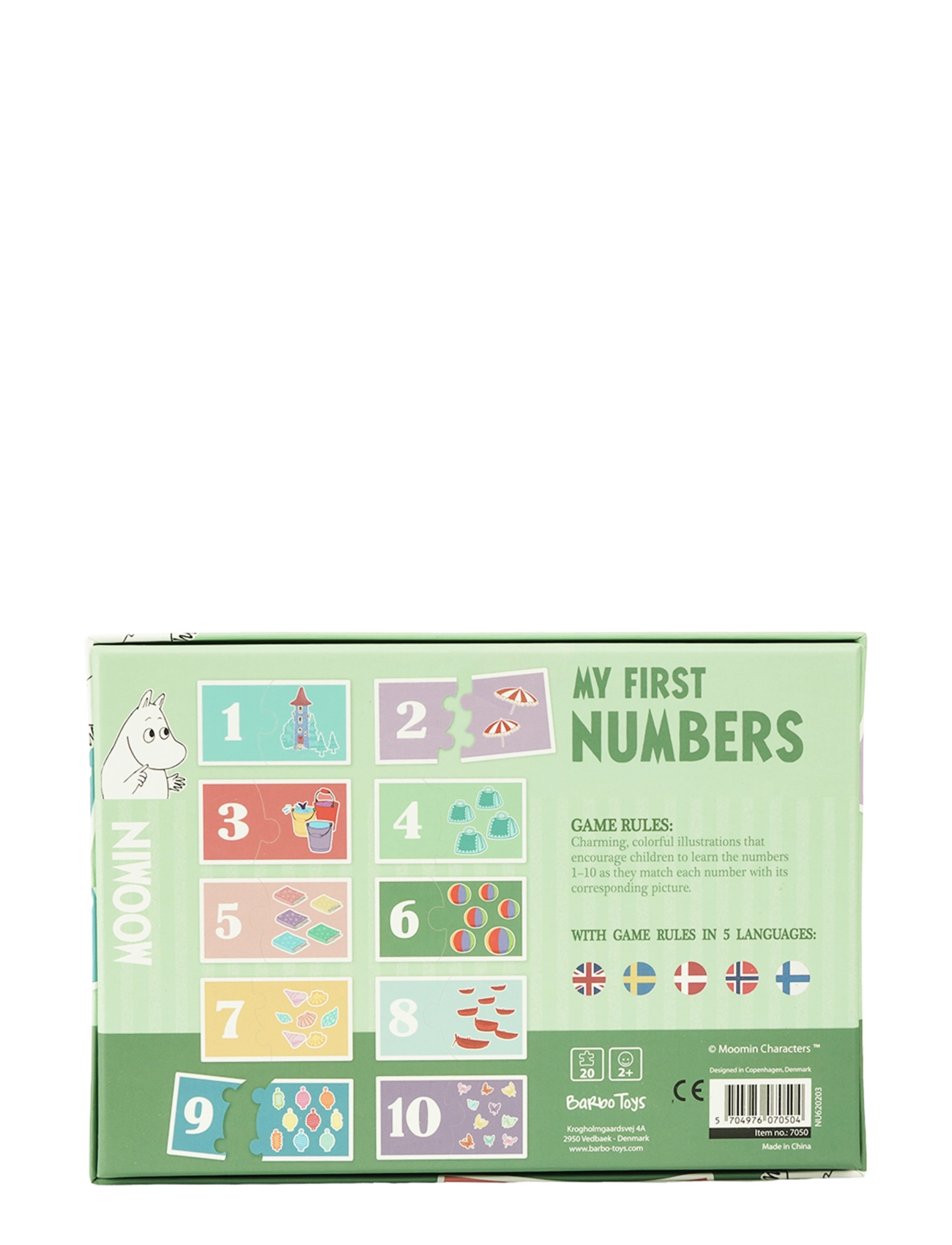 MUMIN - Moomin - My First Numbers - pedagogiska pussel - multiple color - 4