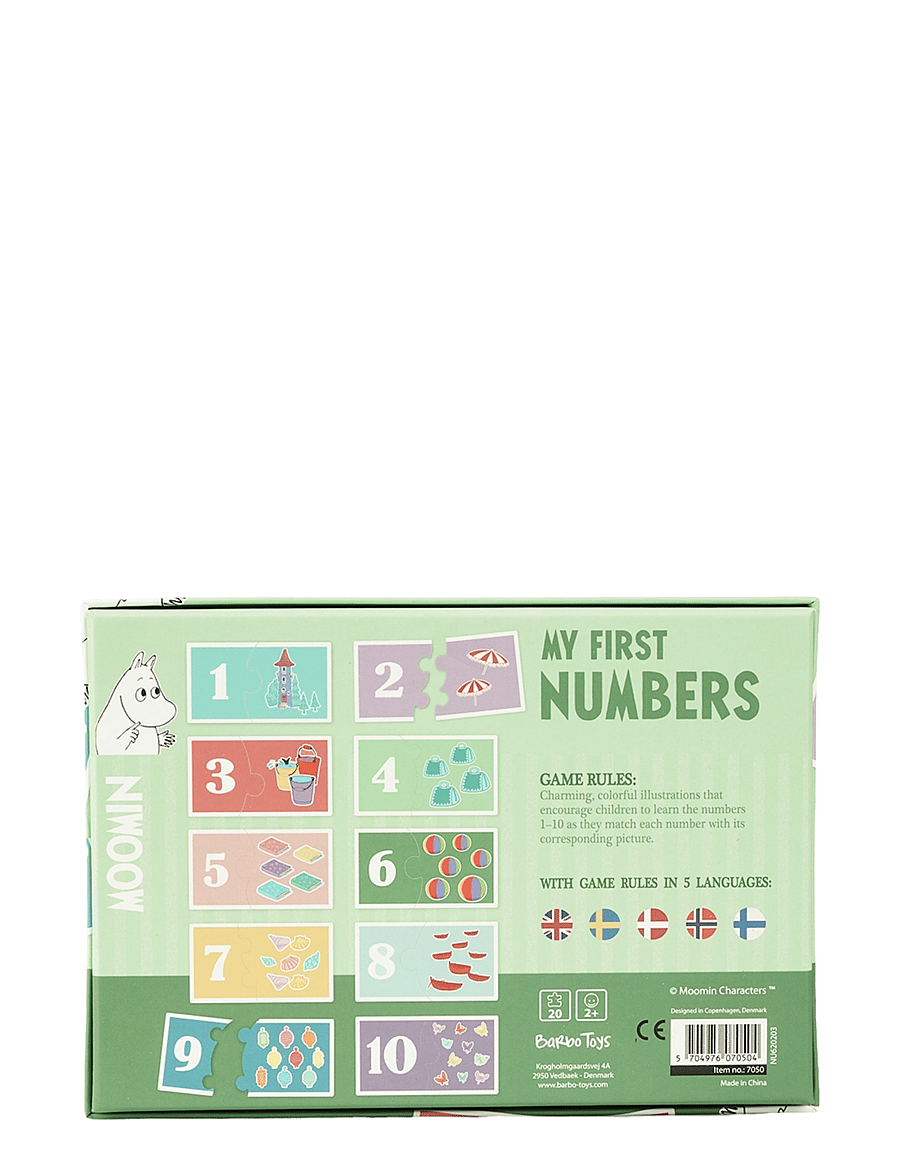 MUMIN - Moomin - My First Numbers - pedagogiska pussel - multiple color - 4