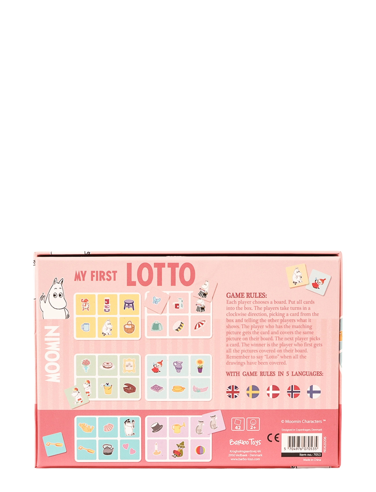 MUMIN - Moomin - My First Lotto - brætspil - multiple color - 3