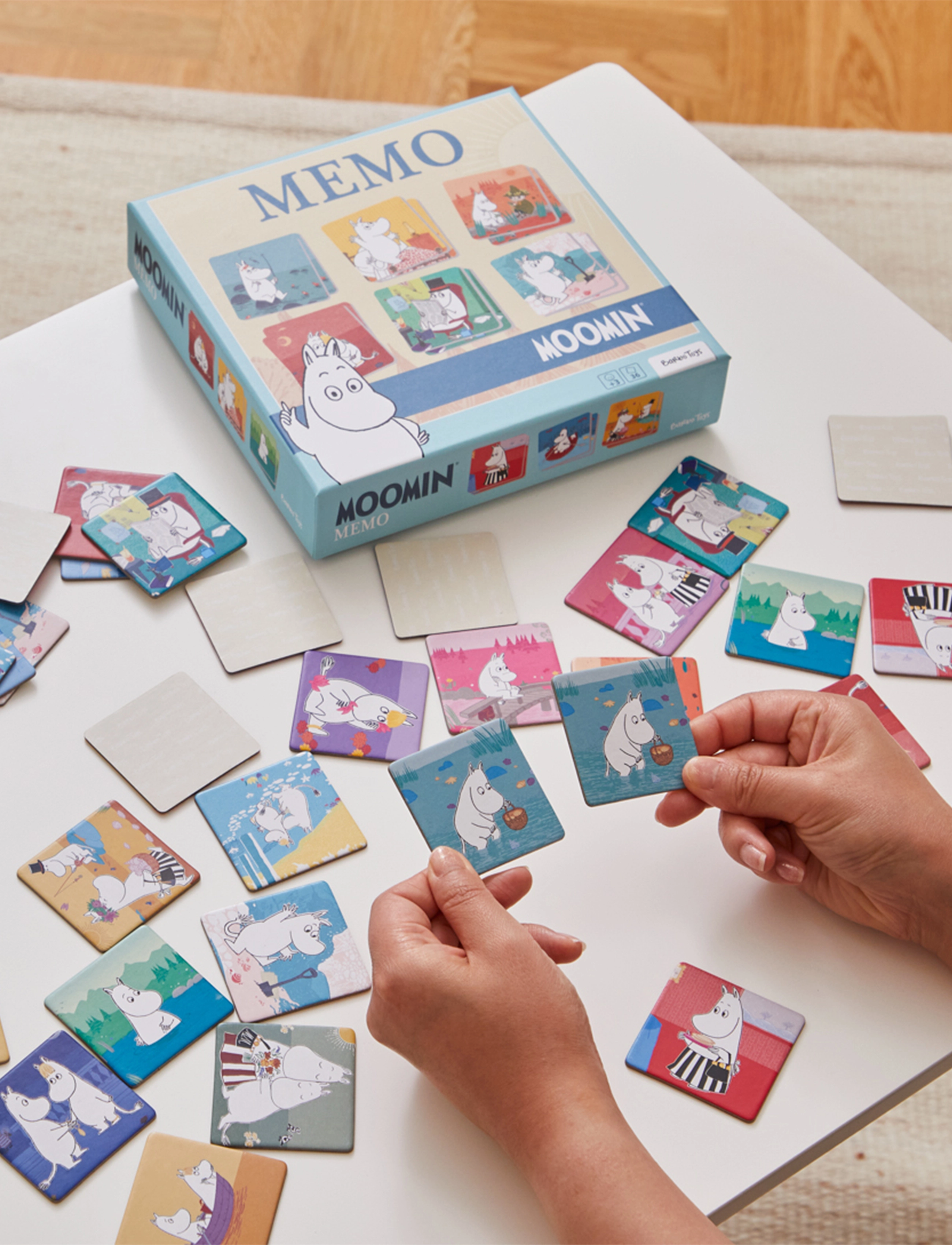 MUMIN Moomin Art Memo Game, One Size, Multi/patterned, Spil > Hukommelse, Børn