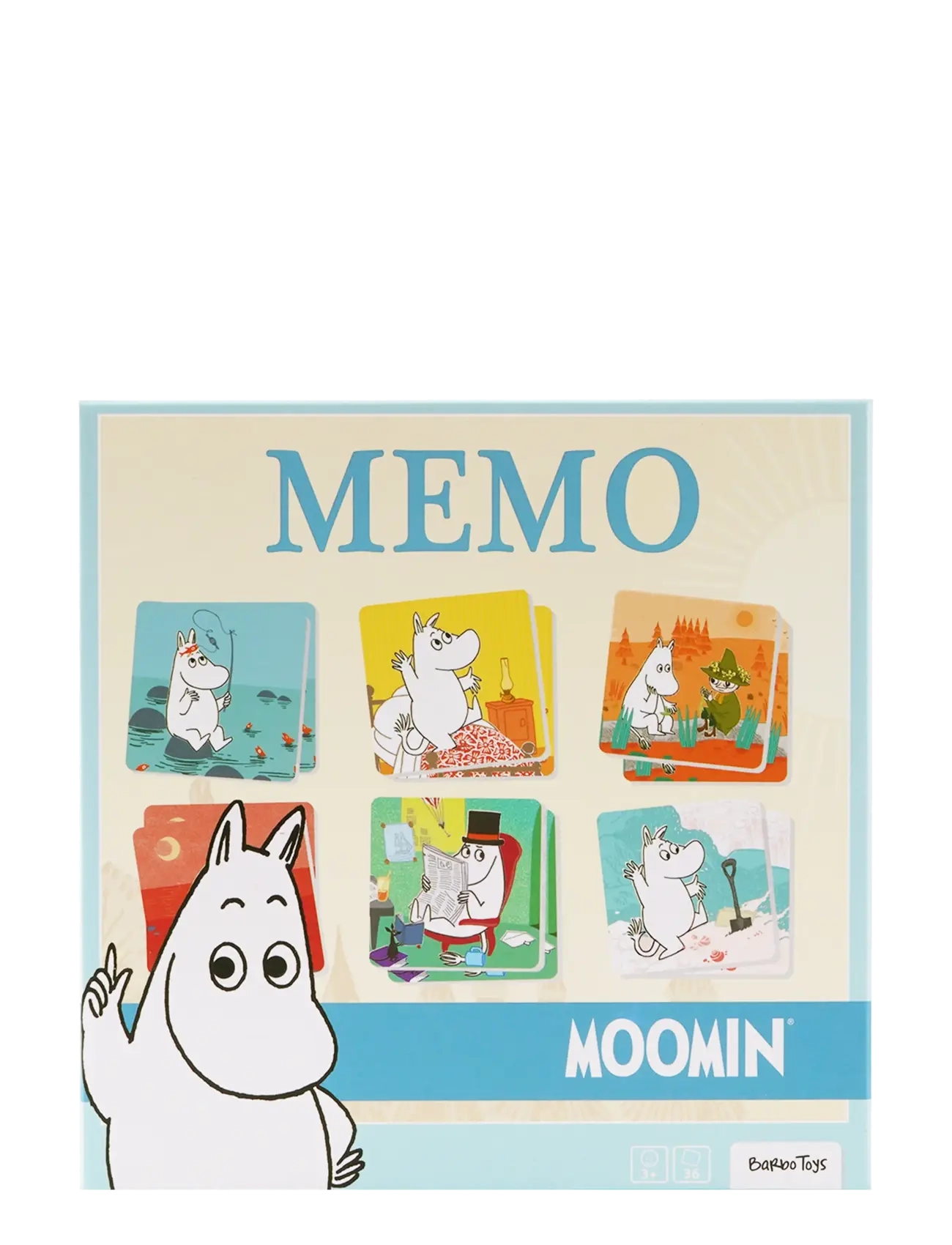 MUMIN - Moomin Art Memo Game - memo - multiple color - 3