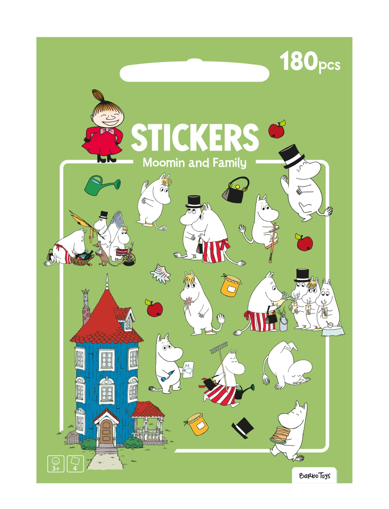 MUMIN Moomin - Stickers - Moomin And Family - Leksaker - MULTIPLE COLOR / green