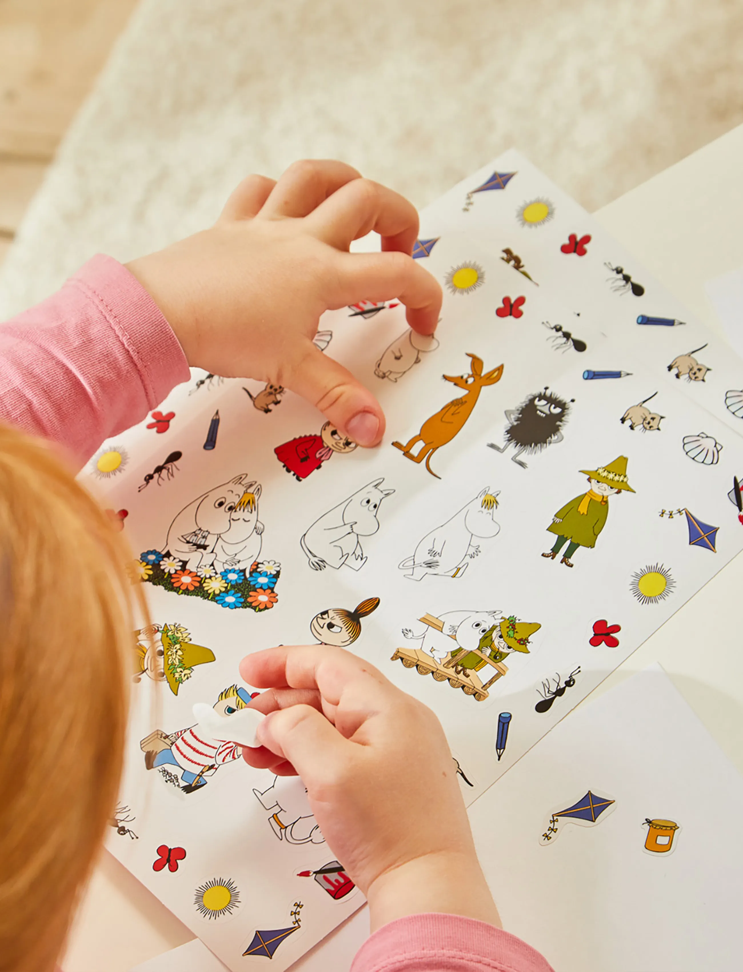 MUMIN Moomin Stickers And Family, One Size, Craft, Grün - Stickers, Kinder