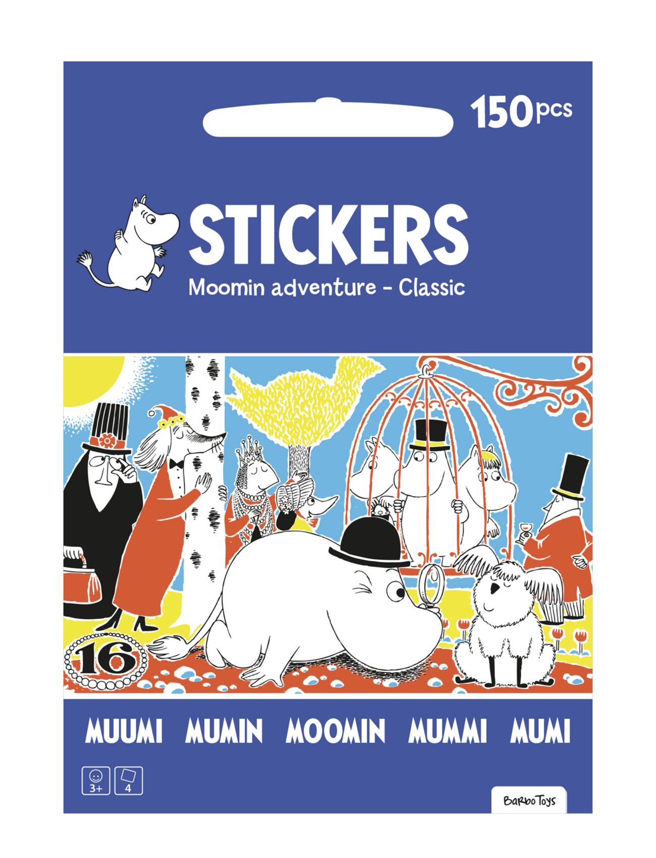 MUMIN Moomin - Stickers - Moomin Adventure - Leksaker - MULTIPLE COLOR / multi