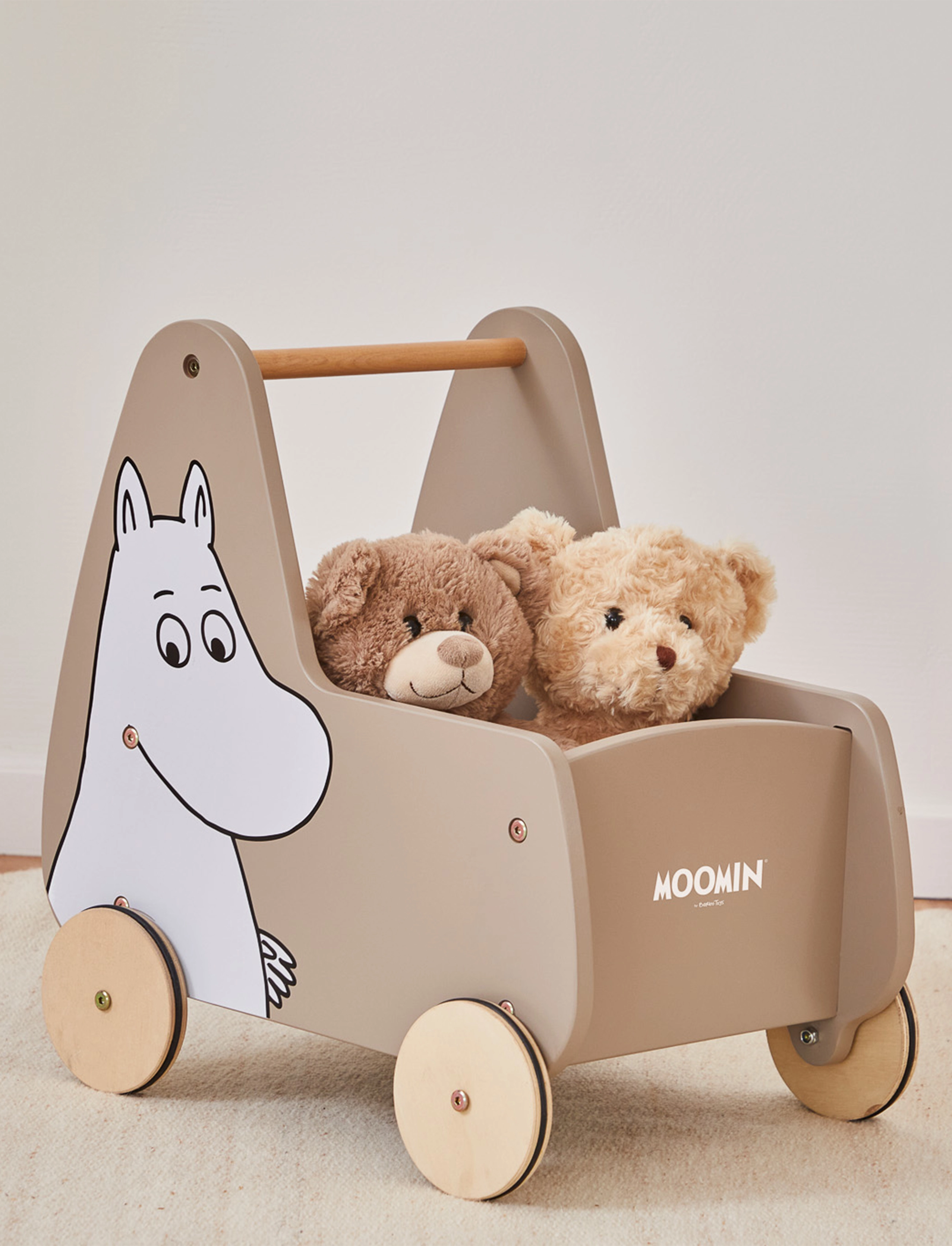 MUMIN Moomin Stroller, One Size, Baby Spielzeug, Mehrfarbig/gemustert - Push Kinder
