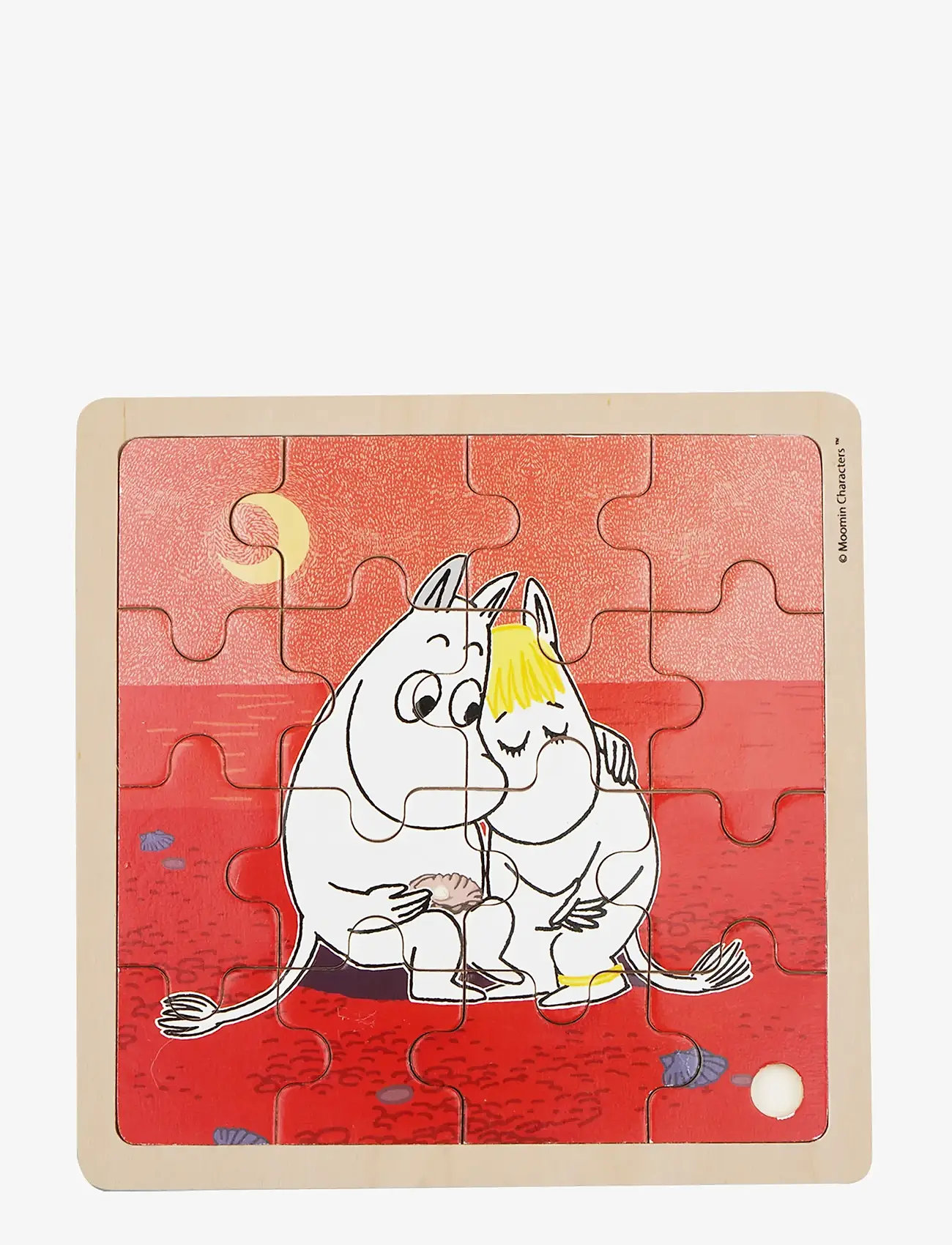 Muumitrollid - Moomin - Wooden Square Puzzle - Caring - puidust pusled - 1016 - 1