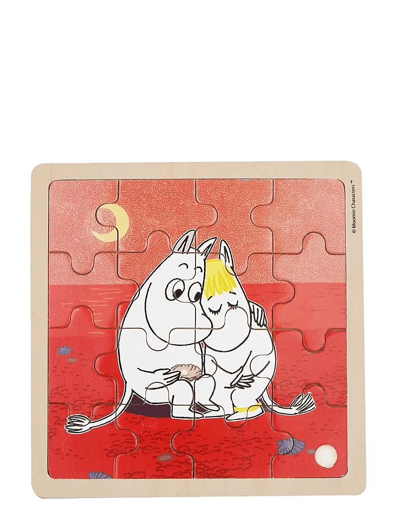 Muumitrollid - Moomin - Wooden Square Puzzle - Caring - puidust pusled - 1016 - 1