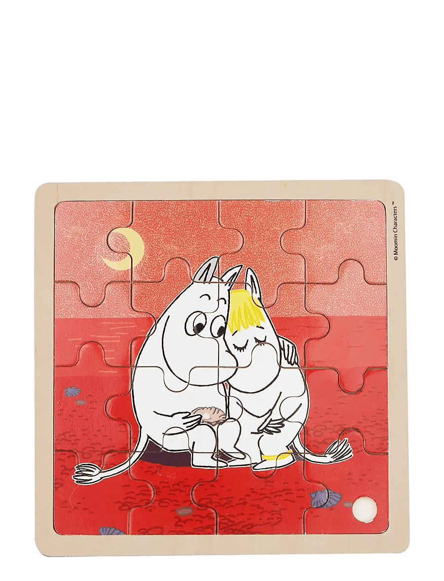Muumitrollid - Moomin - Wooden Square Puzzle - Caring - puidust pusled - 1016 - 1