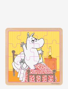 Moomin - Wooden Square Puzzle - Bedtime Jumping, MUMIN