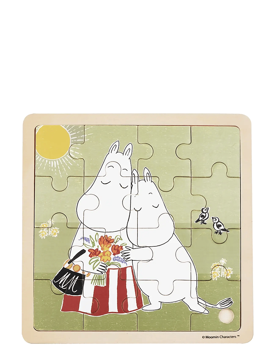MOOMIN - Moomin - Wooden Square Puzzle - Hugs - puzzles en bois - 1016 - 1