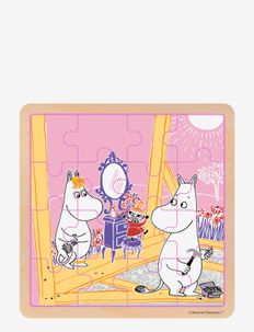 Moomin - Wooden Square Puzzle - Construction Fun, MUMIN
