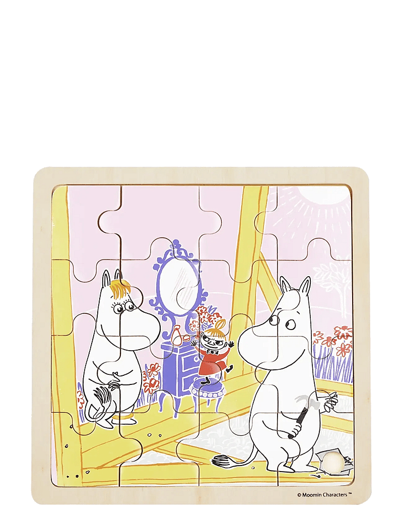 MOOMIN - Moomin - Wooden Square Puzzle - Construction Fun - holzpuzzle - 1016 - 1