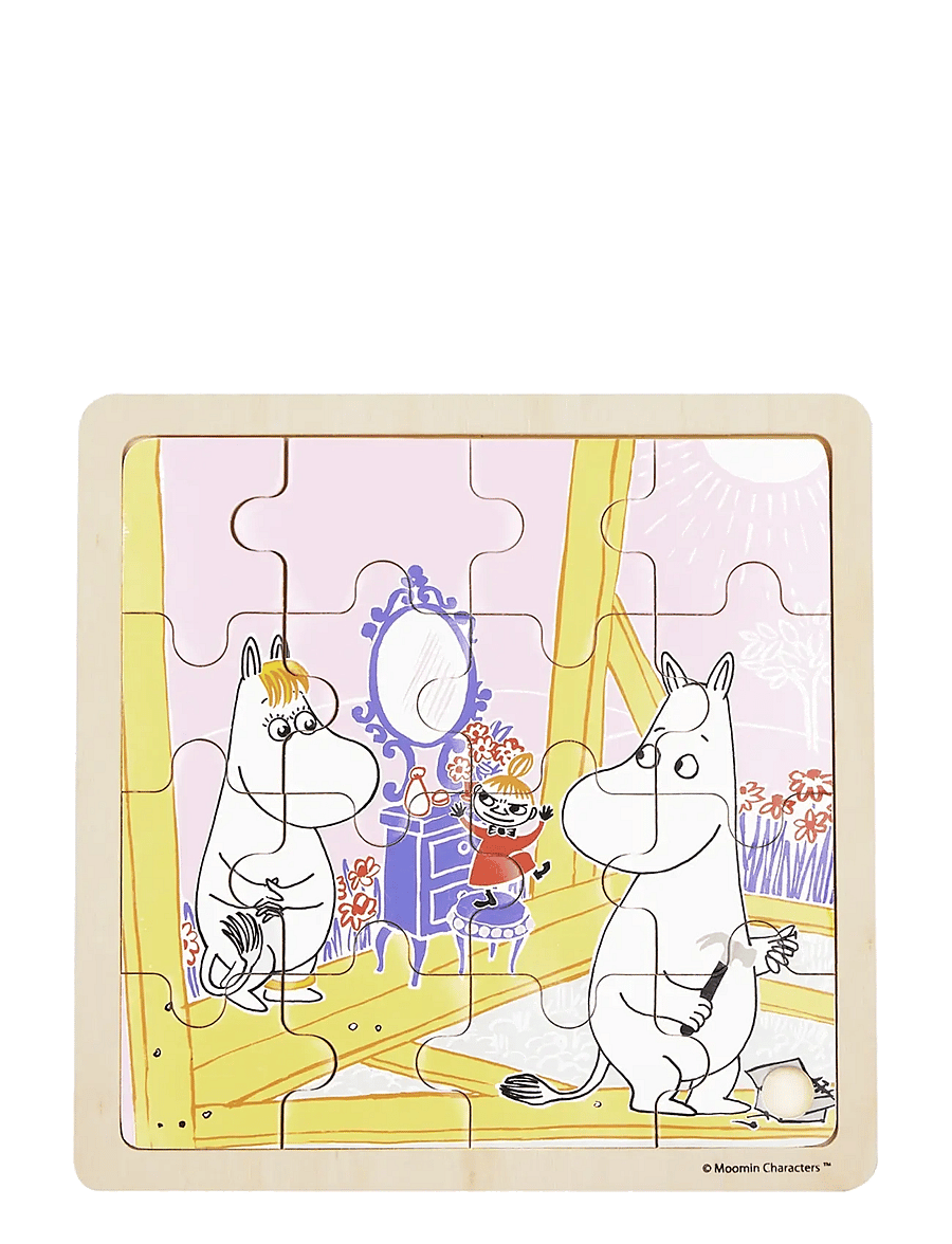 MOOMIN - Moomin - Wooden Square Puzzle - Construction Fun - pússluspil - 1016 - 1