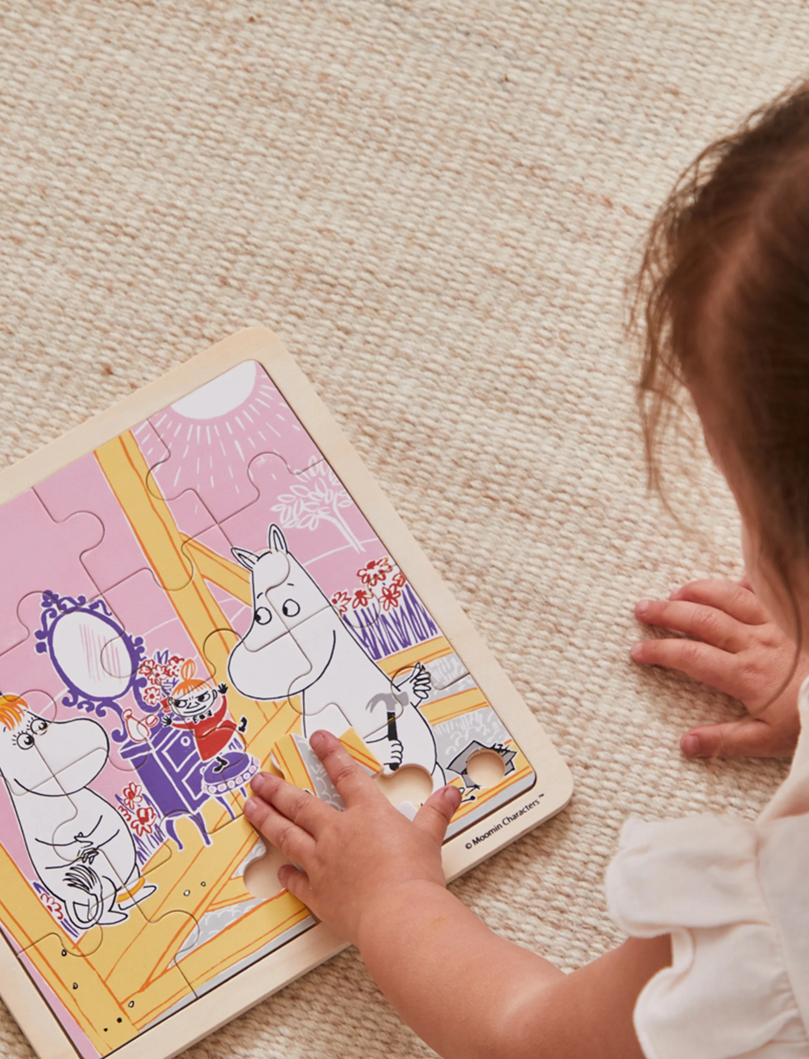 MOOMIN - Moomin - Wooden Square Puzzle - Construction Fun - pússluspil - 1016 - 4