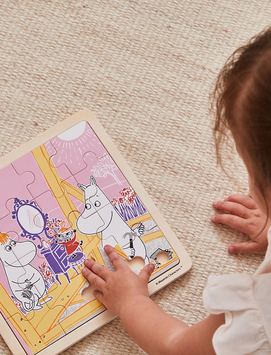 MOOMIN - Moomin - Wooden Square Puzzle - Construction Fun - pússluspil - 1016 - 4