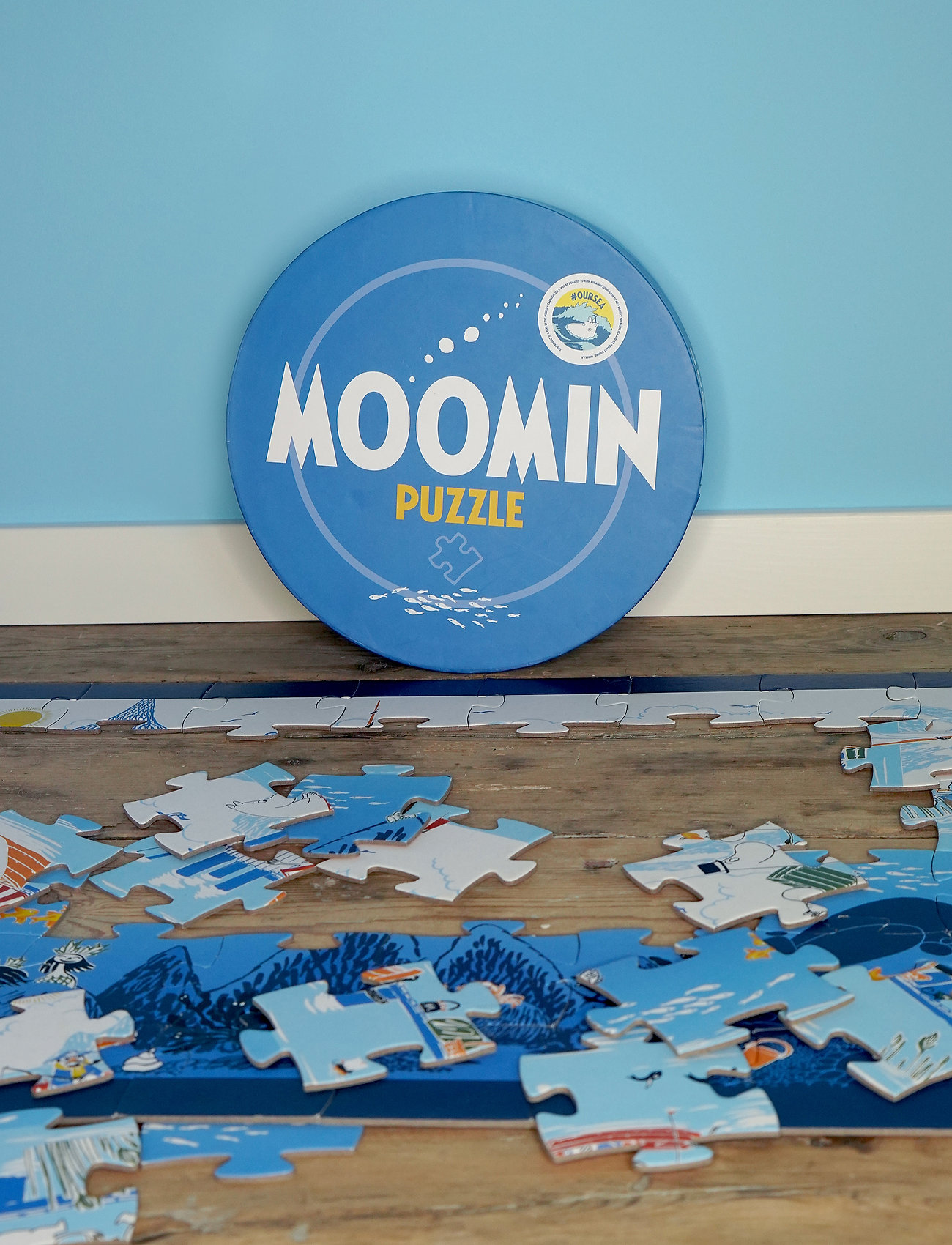 MUMIN Moomin Floor Puzzle #Oursea, One Size, Puzzles And Games, Blau - Puzzles, Kinder