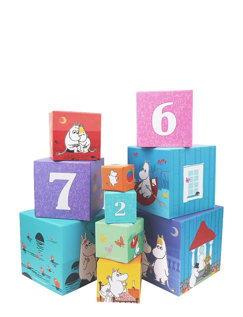 Muumitrollid - Moomin Stacking Cubes - The House - sorteerimiskasti mänguasi - multiple color - 2