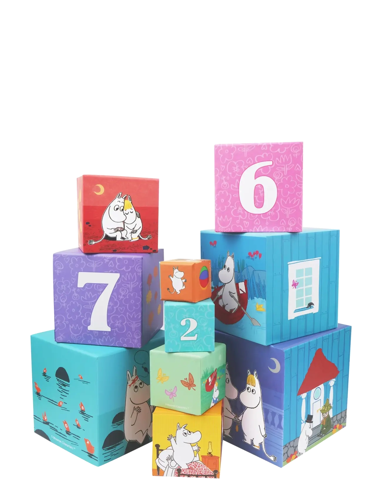 Barbo Toys - Moomin Stacking Cubes - The House - laveste priser - multiple color - 2