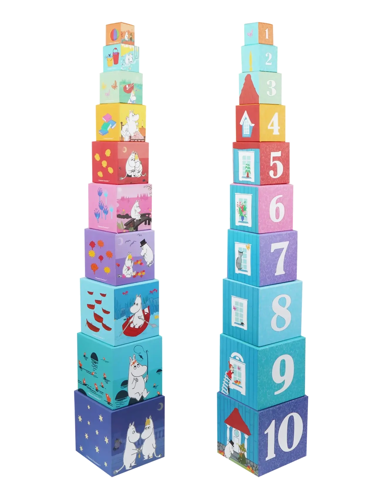 Barbo Toys - Moomin Stacking Cubes - The House - laveste priser - multiple color - 4