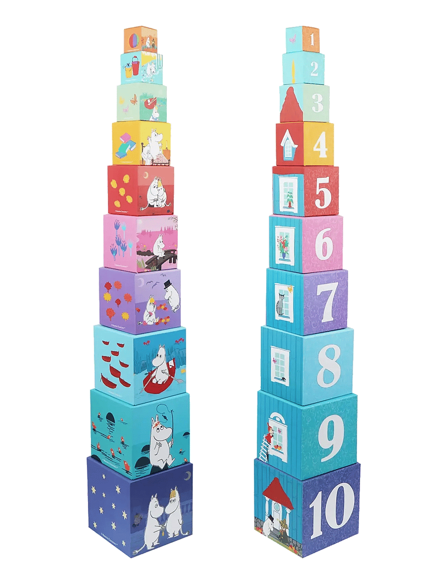 MOOMIN - Moomin Stacking Cubes - The House - flokkunarbox leikfanga - multiple color - 4