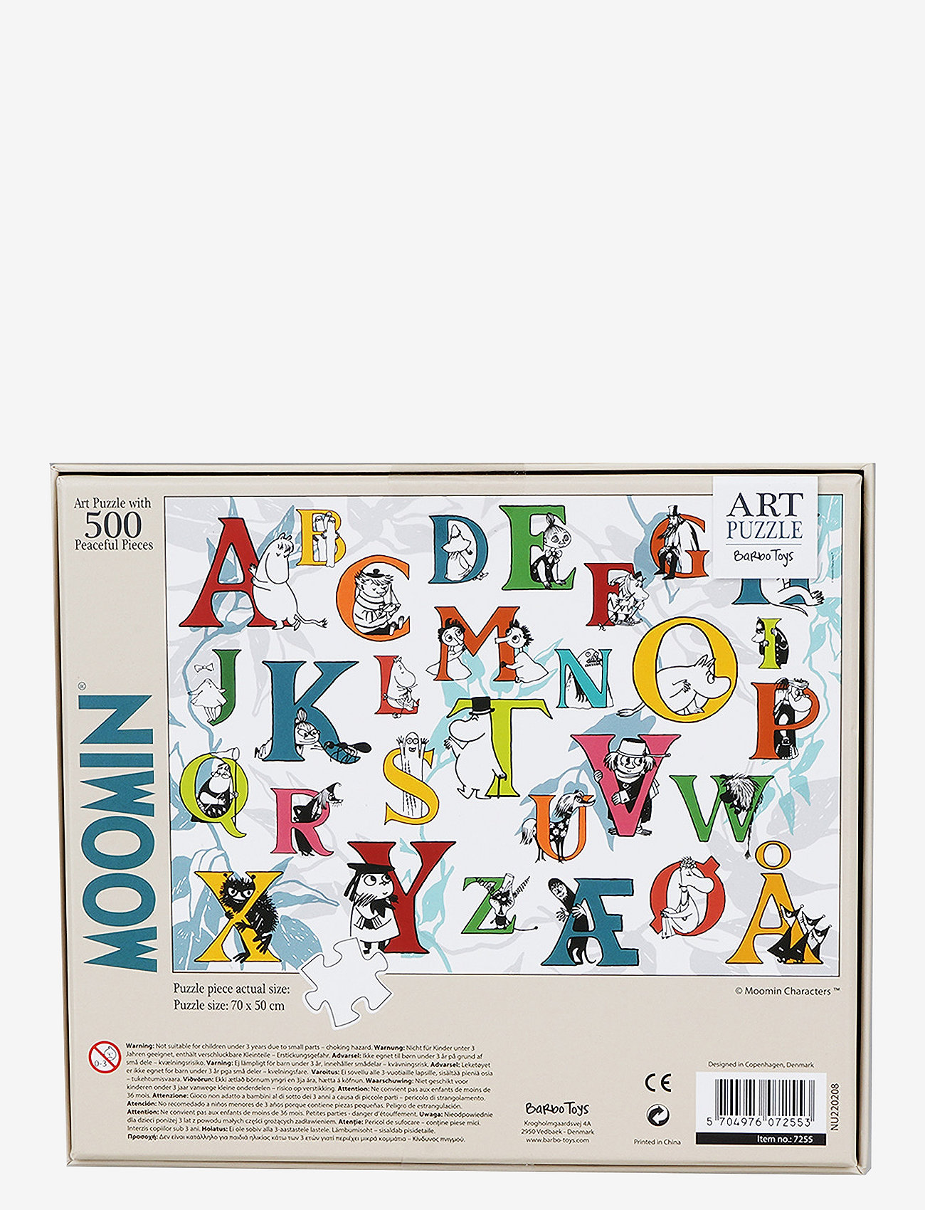 MOOMIN - Moomin Art Puzzle - 500 pcs - ABC - puzzles pédagogiques - multi - 2