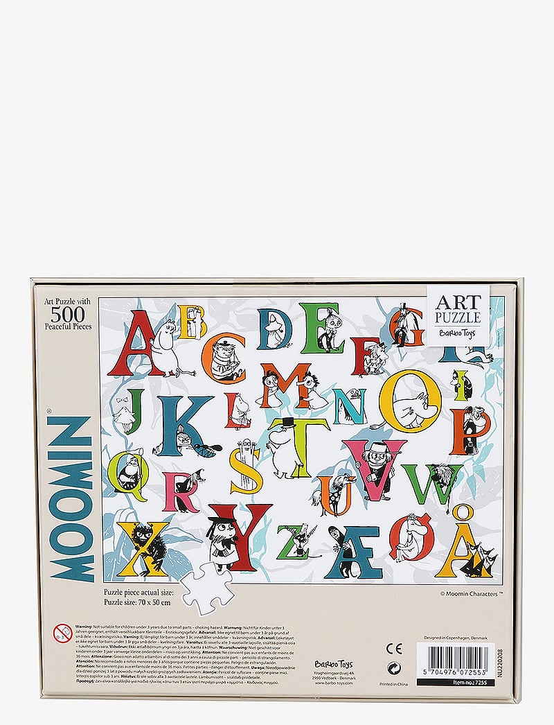 MOOMIN - Moomin Art Puzzle - 500 pcs - ABC - pädagogische rätsel - multi - 2