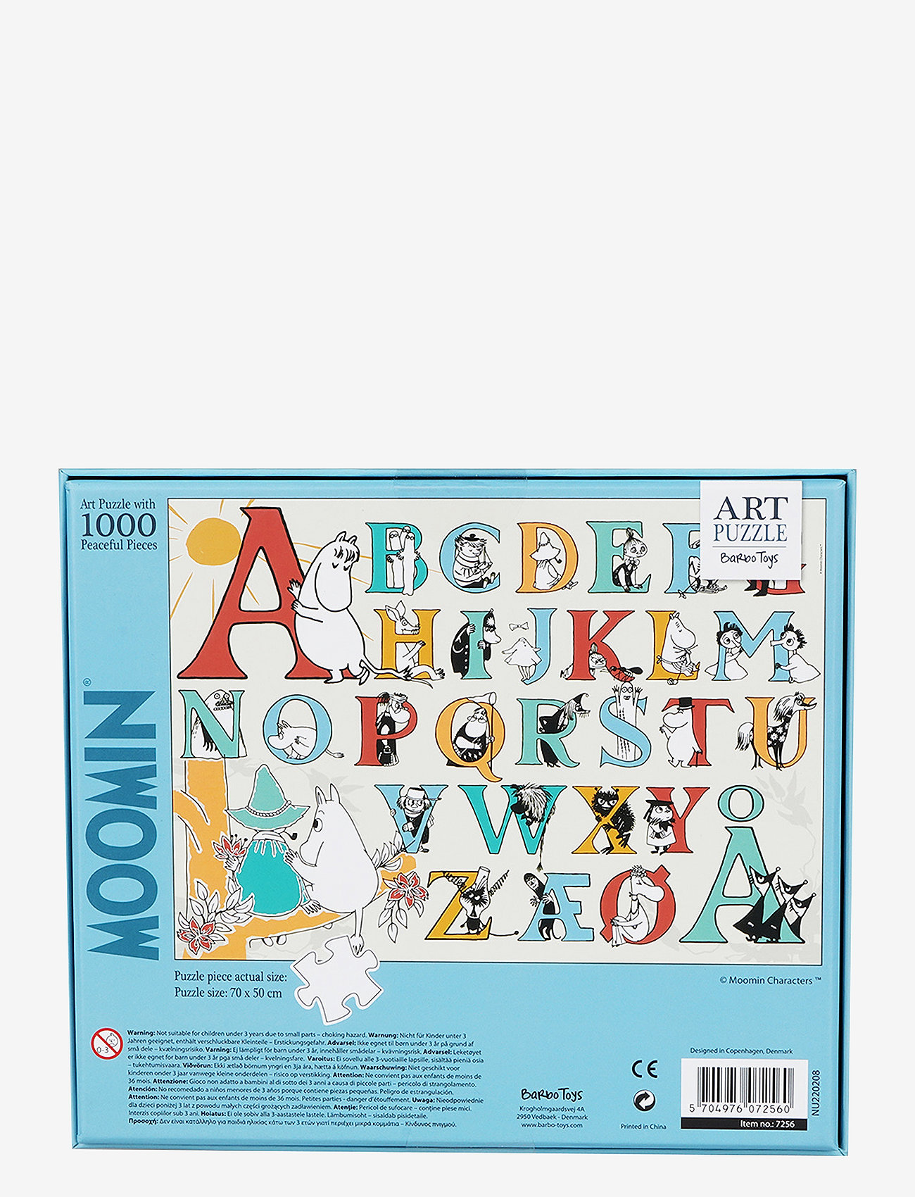 MOOMIN - Moomin Art Puzzle - 1000 pcs - ABC - pädagogische rätsel - multi - 2