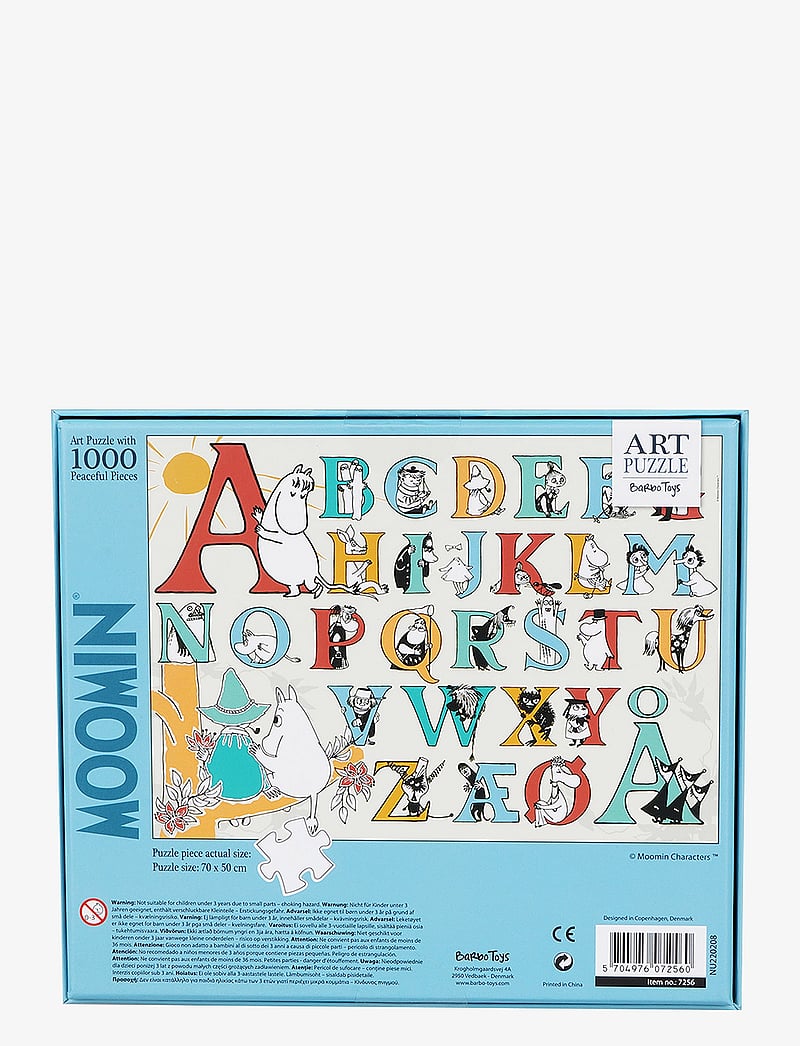 Barbo Toys - Moomin Art Puzzle - 1000 pcs - ABC - pädagogische rätsel - multi - 2