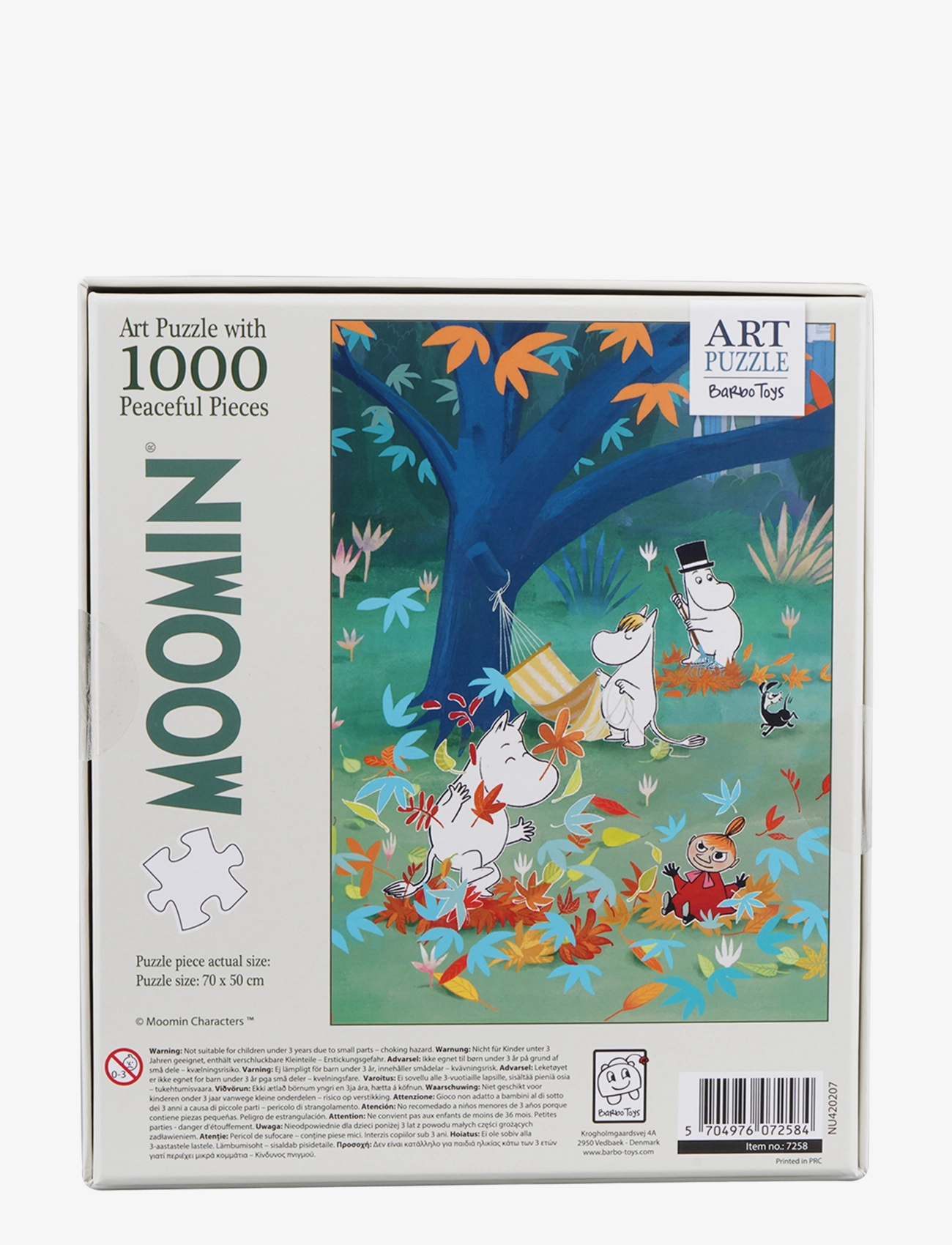 Barbo Toys - New Moomin Art Puzzle - Play in the forest - multiple color - 3