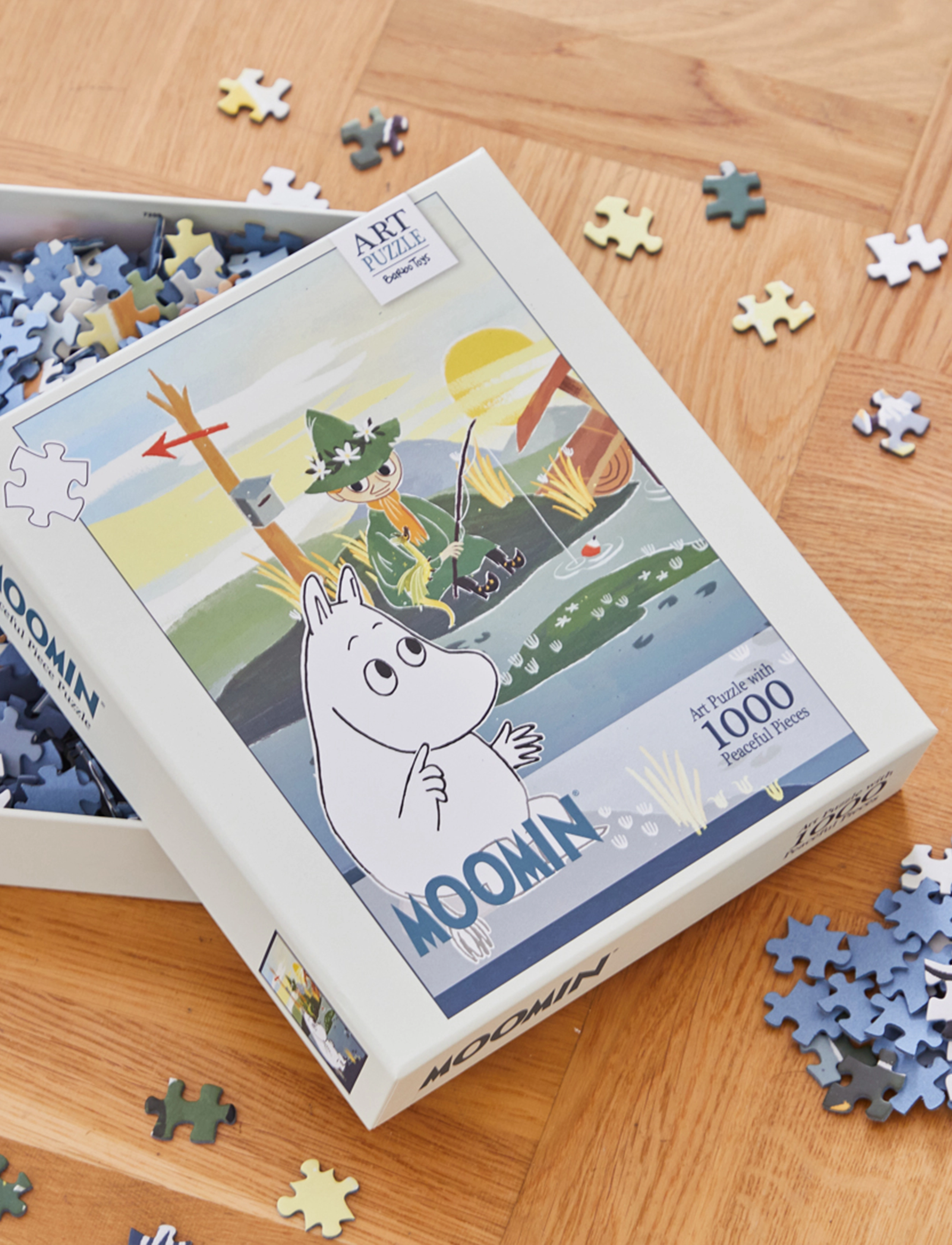 Barbo Toys - New Moomin Art Puzzle - Moomin on Bridge - multiple color - 4