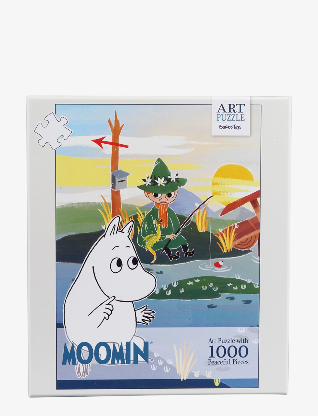 Barbo Toys - New Moomin Art Puzzle - Moomin on Bridge - multiple color - 2