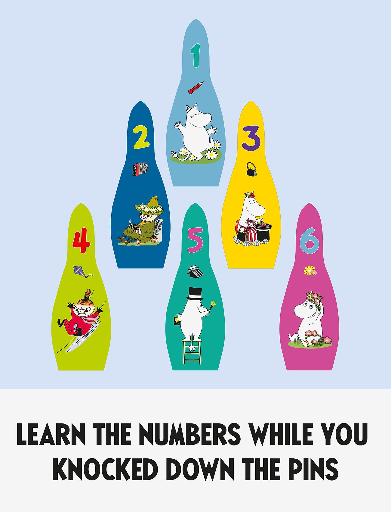 Barbo Toys - Moomin Soft bowling set - laveste priser - multiple color - 3