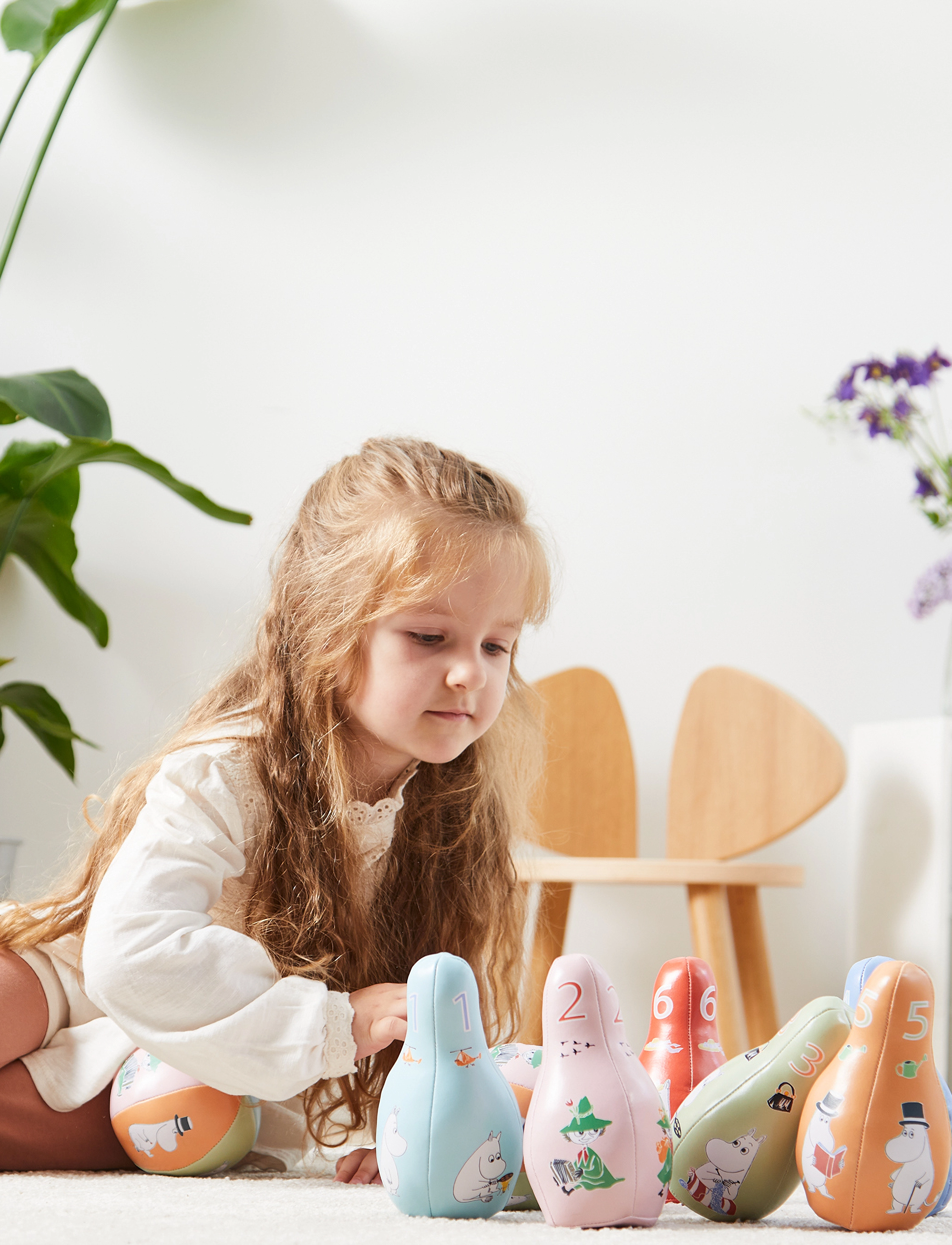 MUMIN Mumutrolden Soft Bowlingsæt, One Size, Multi/patterned, Spil > Aktive Spil, Børn