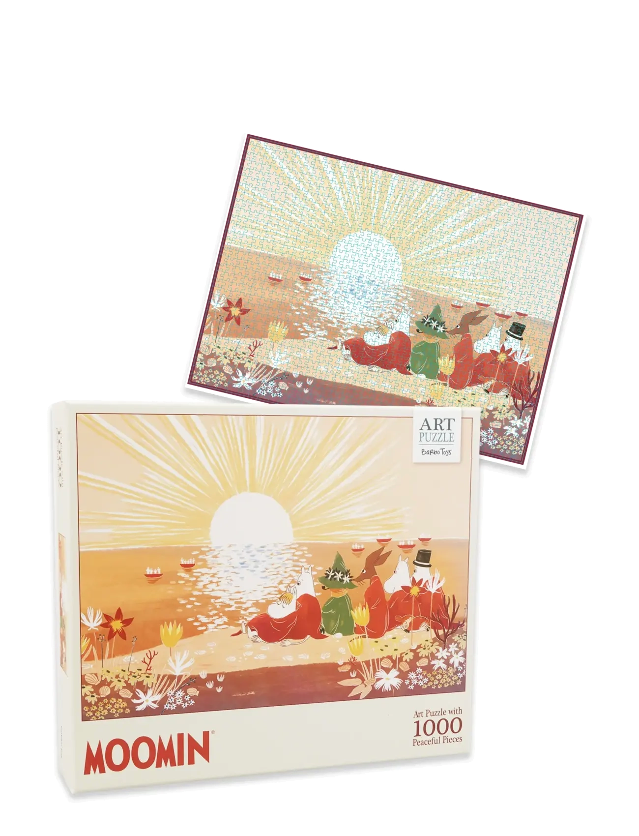 MUMIN Moomin Art Puzzle - 1000 pcs - Red - App deal - MULTIPLE COLOR / multi